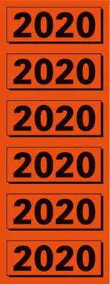 Zdjęcie produktu dla ELBA400153240 ELBA Inhaltsschild "2022", blau, Maße: (B)57 x (H)25 mm