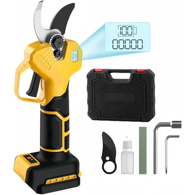 Produktbild von Akku Astschere für MAKTA 18-V-Batterie,kabellose elektrische Gartenschere,0–30mm,LCD-Display,bürstenloser Motor,mit Ersatzklingen(keine Batterie)