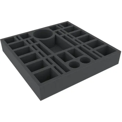 Obrázek produktu pro Pěnová vložka 300 × 300 × 50 mm s 38 přihrádkami na stolní hry