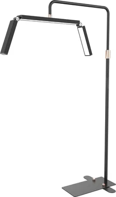 Image de Lampe de sol LED 40W 3200K-5600K Luminosité ajustable Lampe de sol pliante avec support de lumière pour bureau Vlog Beauty