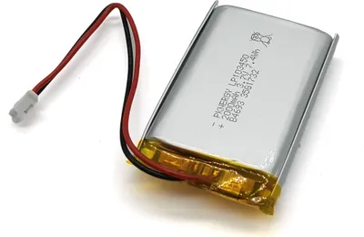 Produktbild von LiPo Akku Lithium-Ion Polymer Batterie 3,7V 2000mAh mit JST-PHR-2 Stecker LP103450