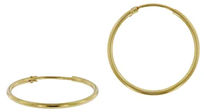 Produktbild von trendor Damen Ohrringe Gold 333 / 8K Creolen Breite 1,5 mm Ø 25 mm 51166