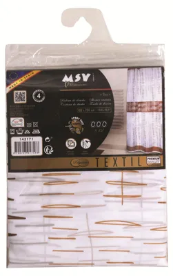 Produktbild von MSV 143171, Muster, Ring, Polyester, Braun, Weiß, 30 °C, 1800 mm
