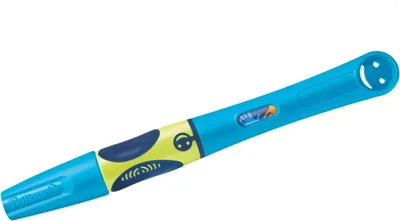 Produktbild von Füllhalter griffix Linkshänder Neon Fresh Blue A blau inkl. 1 Patrone Blister Packung mit 10 Stück