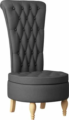 Immagine prodotto di vidaXL Sedia a sdraio grigio scuro 56,5 x 70 x 110 cm tessuto
