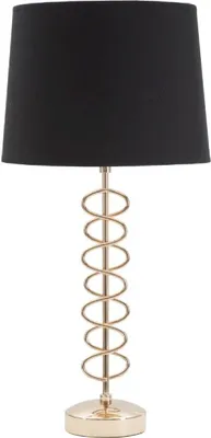 Zdjęcie produktu dla o Ferretti lampa stołowa X E27 Ø 30x61,5 cm złoty czarny