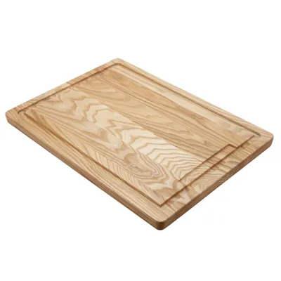 Produktbild von INNOVAHOME Schneidebrett Holz 40x28 cm Servierbrett Tranchierbrett Esche, KI-generiertes Bild