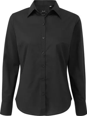 Produktbild von Premier - Hemd für Damen Langärmlig PC5632 (46 DE) (Schwarz)