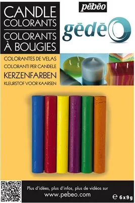 Immagine prodotto di 6 coloranti pigmentati concentrati per candele