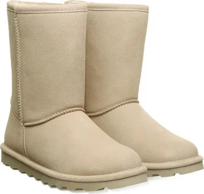 Produktbild von BEARPAW Elle Short Damen Winterstiefel Lammfellstiefel Boots 1962W 254 Beige, Schuhgröße:37 EU