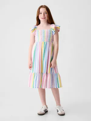 Produktbild von GAP Gestreiftes Midikleid für Kinder XXL