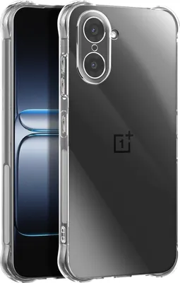 Imagen del producto de Funda protectora para OnePlus Nord CE5, resistente a golpes con esquinas reforzadas, transparente