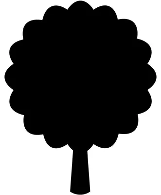 Produktbild von Kreidetafel-Wandaufkleber – abwischbarer, selbstklebender Wandaufkleber – SCHIEFERBAUM – 105 x 85 cm