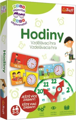 Zdjęcie produktu dla Gra edukacyjna TREFL Mały odkrywca: zegar