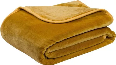 Produktbild von Gözze Premium Cashmere Feeling Decke senf 180x220 cm