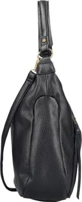 Produktbild von Rieker Damen Schultertasche mit zwei Ziereißverschlüssen H1016, Farbe:Schwarz