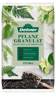 Produktbild von Dehner Pflanz-Granulat, natürliches Pflanzsubstrat, Körnung: ca. 2-8 mm, Inhalt 15 l