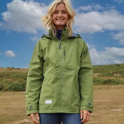 Produktbild von Lazy Jacks - Jacke, wasserfest für Damen LJ243 (38 DE) (Salbei)