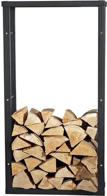 Produktbild von Melko Kaminholzständer Metall Brennholz Feuerholzkorb Ablage Halter - 100x60 cm