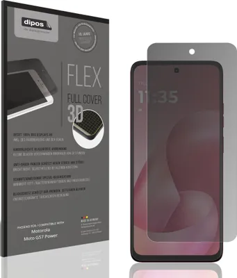 Produktbild von Full Cover Privacy Blickschutzfolie für Motorola Moto G57 Power Folie Anti-Shock