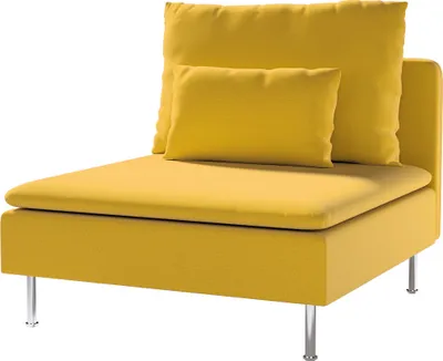 Produktbild von Dekoria Bezug für Söderhamn Sitzelement 1, honiggelb, Bezug für Sitzelement 1
