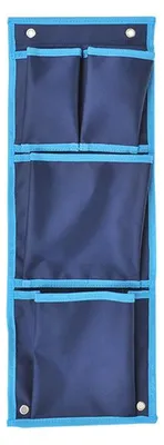 Hängeorganizer 4 Fächer 20x57 cm Blau