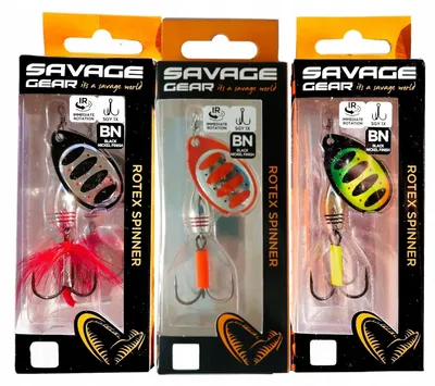 Produktbild von Savage Gear Rotex 3 Spinner Set 8g Raubfischköder