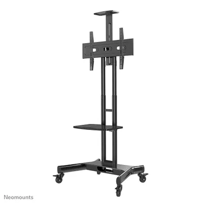 Produktbild von Neomounts NM-M1700BLACK TV-Trolley 32-75", Schwarz, Fester Bodenständer, Stahl, 50 kg, 81,3 cm (32"), 190,5 cm (75")