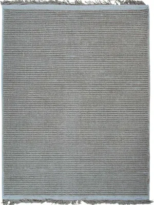 Produktbild von Teppich aus natürlicher handgefertigter Jute beige mit Fransen 190x290