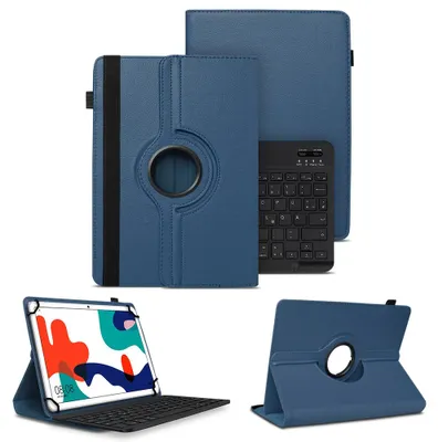 Produktbild von Schutzhülle für Lenovo Tab M10a Bluetooth Hülle Tablet Tasche QWERTZ TastaturFarben:Blau