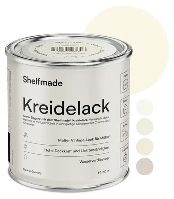 Produktbild von Kreidefarbe Möbel Shabby Chic Holzlack DIY - Chalk Paint matter Look