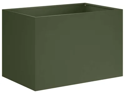 Produktbild von vidaXL Garten-Pflanzgefäß Olivgrün 60 x 40 x 40 cm Kaltgewalzter Stahl
