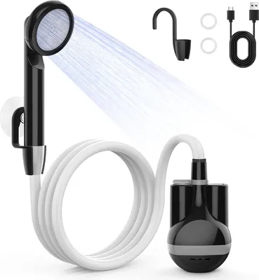 Obrázek produktu pro Přenosná sprcha na kempování s elektrickou pumpou