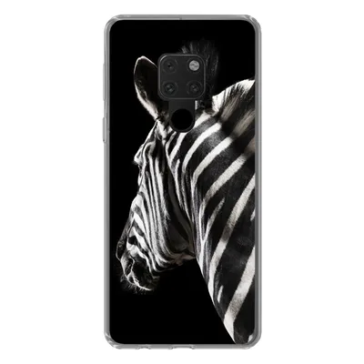 Produktbild von MuchoWow® Handyhülle Schutzhülle Hülle für Huawei P40 Lite Zebra - Tier - Schwarz - Porträt Silikon Softcase Handy Hülle - Handy