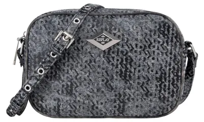 Produktbild von REPLAY Umhängetasche Crossbody Bag Washed Black + Black dunkelgrau