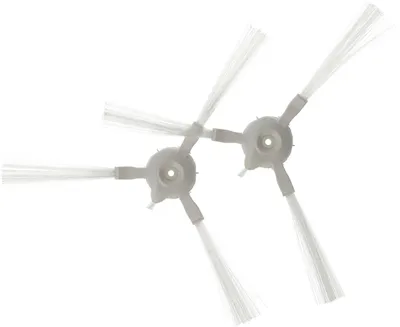 Produktbild von vhbw 2x Seitenbürste kompatibel mit 360 S6 Saugroboter - Reinigungsbürsten Set, weiß