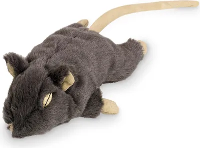 Produktbild von Nobby Plüsch Maus liegend groß grau