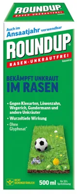 Produktbild von Roundup Rasen-Unkrautvernichter ohne Glyphosat bienenschonend