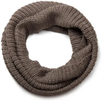 Produktbild von styleBREAKER Uni Feinstrick Loop Schal einfarbig | Weicher elastischer Winter Schlauchschal in Feinripp Optik | Warmer Strick Loop für Damen und Herren