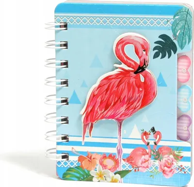 Zdjęcie produktu dla Mini Notes Z Flamingami Zeszyt Pamiętnik Dla Dzieci Różne Kolory