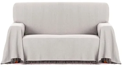 Immagine prodotto di Coperta jacquard multifunzionale con frange