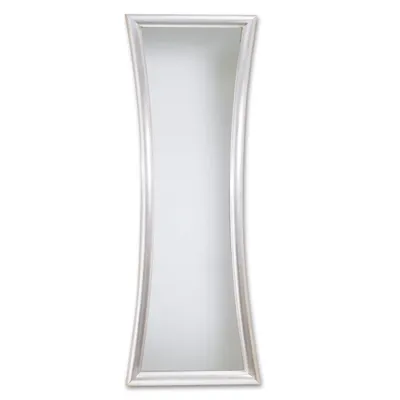 Immagine prodotto di MO.WA Specchio da parete Specchio moderno a figura intera Specchio in legno Argento 60 x 160 cm Da appendere in orizzontale/verticale per corridoio Soggiorno Italy