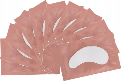 Produktbild von GEL-Augenpads für Wimpernverlängerung, pink, 10 Paar