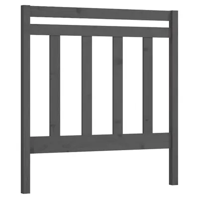 Image de vidaXL Tête de lit Gris 96x4x100 cm Pin massif