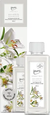 Produktbild von Ipuro Duftdiffusor-Nachfüllung, weiße Lilie, 200 ml