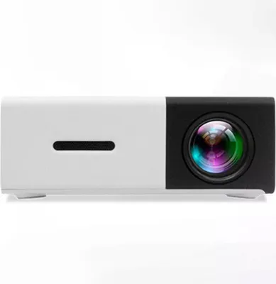 Image de Mini-projecteur - Projecteur compact à courte focale FHD 1080p, facile à transporter, luminosité adéquate, effet 3D pour téléphones portables Mini-projecteur (QHD, 3D)