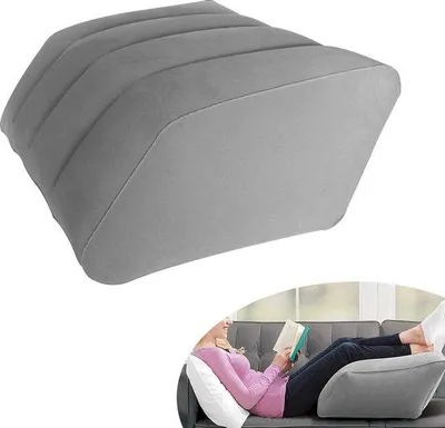 Produktbild von Famanu Aufblasbares Beinkissen - Ergonomisches Design, Grau