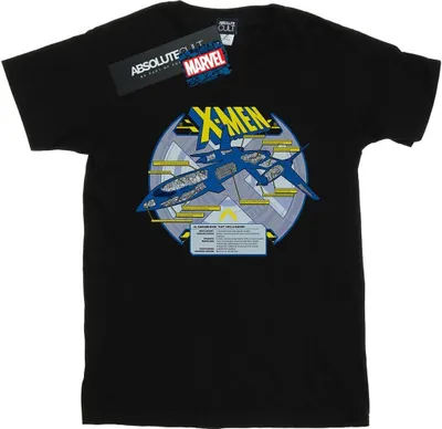 Produktbild von Marvel - "X-Men X-Jet Breakdown" T-Shirt für Herren BI38578 (M) (Schwarz)