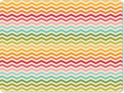 Produktbild von MuchoWow® Mauspad Mousepad Muster - Regenbogen - Retro 23x19 cm - Mousepads - Maus Mat - Pad - Mausunterlage - Schreibtischunterlage - Mauspad