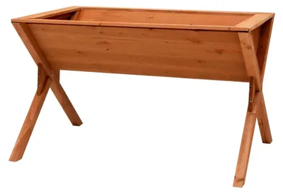 Produktbild von Hochbeet 90x55x56 cm aus Tannenholz, Palettenrahmen, Hochteich, Gemüsebeet, Kräuterregal für Balkon, Blumenbeet, Kräuterspirale, Tomatenbeet, Pflanzhochbeet